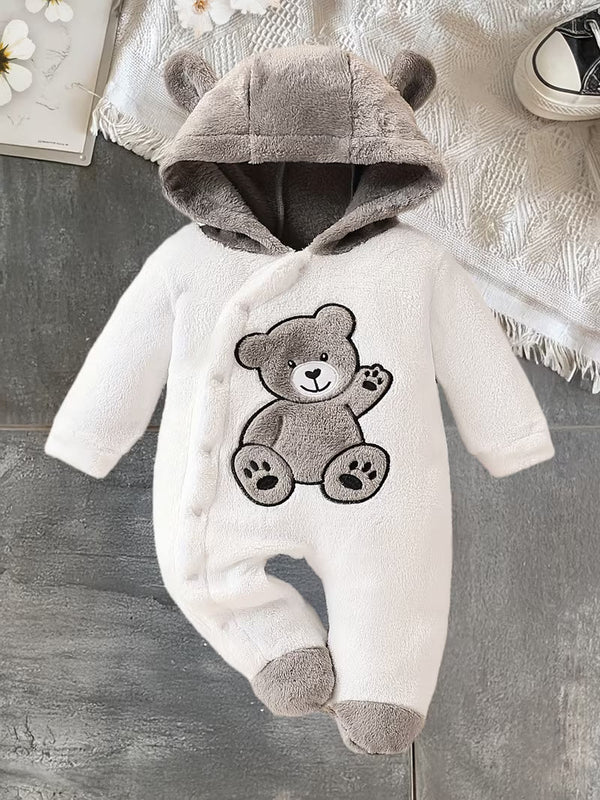 Baby Footed Onesie/Newborn Infant Footed Romper/Winter